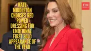 Kate Middleton's Red Power Suit Marks Confident Return to Public Life
