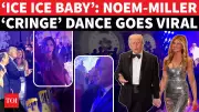 Kristi Noem, Stephen Miller's 'Ice Ice Baby' Dance At Trump's NYE Party Sparks Viral Debate
