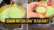 Lucknow Street Vendor's 'Garam Matcha Chai' Goes Viral with Unique Indian Twist