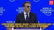 Macron's €659 Sunglasses Steal Davos Spotlight, Boost Brand Sales