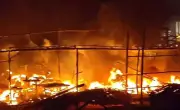 Major Fire at Gangasagar Mela Destroys 50+ Sheds; No Casualties Reported