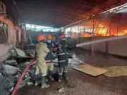 Major Fire Guts Malappuram Footwear Factory, 11 Fire Tenders Battle Blaze