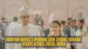 Maryam Nawaz's Fashion Sparks Debate at Son's Lavish Lahore Wedding