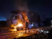 Masked Assailants Torch NCC Company Truck in Chatra's Amrapali Coal Project Area