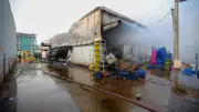 Massive Fire Destroys E-commerce Warehouse in Ahmedabad's Chandkheda Area