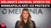 Melania Trump Breaks With Husband's Rhetoric, Urges Peaceful Minneapolis Protests
