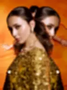 Mimi Chakraborty Stuns in Golden Ensemble at Kolkata Event