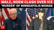 Minneapolis ICE Shooting: Kristi Noem Labels It Domestic Terrorism, Walz Weighs National Guard