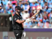 Mitchell Celebrates NZ's First ODI Series Win in India with Mates