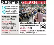 Mumbai BMC Polls See Surge in Candidates, 18 Wards Have 15+ Hopefuls