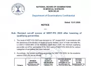 NBEMS Lowers NEET PG 2025 Qualifying Percentile for Round 3 Counselling