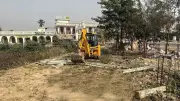 Noida Administration Demolishes Illegal Encroachments on Village Ponds in Bilaspur