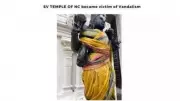 North Carolina Hindu Temple Vandalized: Guardian Statue Damaged in Cary