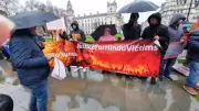 PIOs, Bangladeshi Hindus Protest in London Rain, Demand UK Action on Bangladesh Hindu Persecution