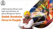 Punjab Launches Sadak Suraksha Force: 1,600 Officers & High-Tech Fleet for Road Safety