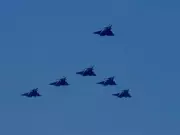 Rafale and Sukhoi Jets Dazzle with Skilled Manoeuvres Over Kartavya Path