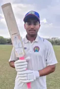 Rajat Baghel's Dream Debut: 145 Runs Power Rajasthan Against Assam in U-23 Trophy