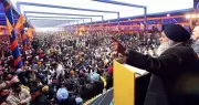 SAD President Sukhbir Badal Challenges AAP Government at Muktsar Rally