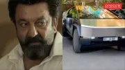 Sanjay Dutt's Rs 72 Lakh Tesla Cybertruck Spotted in Mumbai After Dhurandhar Success