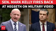 Senator Mark Kelly Files Lawsuit Against Pentagon Over Censure in Free Speech Dispute