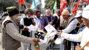 SKM Activists Stage Protest Against Central Government in Rohtak
