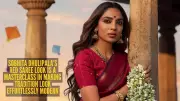 Sobhita Dhulipala's Red Saree Look Redefines Traditional Elegance