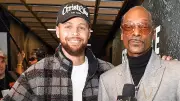 Stephen Curry and Snoop Dogg's Courtside Embrace Steals Spotlight Before Warriors-Clippers