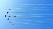 Surya Kiran Aerobatics Team Dazzles Nashik with First-Ever Air Show at Gangapur Dam