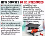 Telangana Assembly Passes Bill to Name Earth Sciences University After Manmohan Singh