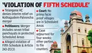 Telangana High Court Denies Interim Relief in Kothagudem Municipal Merger Challenge