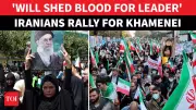 Thousands Rally For Khamenei In Iran, Countering Protests Amid US Warnings
