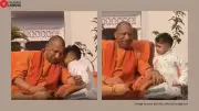 Toddler's 'Chips' Request Makes UP CM Yogi Adityanath Laugh in Viral Temple Video