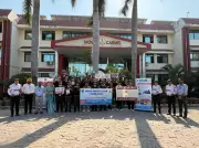 Traffic Drill for Road Safety Awareness Held at Local School