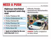 Trichy's Northern Semi-Ring Road Stalls: Land Plan Delays in 3 Taluks