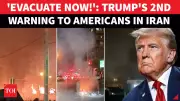 Trump Urges Americans to Leave Iran Amid Rising Tensions and Tehran's Accusations