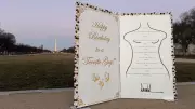 Trump's Birthday Note to Epstein Displayed on National Mall