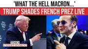 Trump's Davos Jab at Macron's Sunglasses Ignites 'Shove-Gate' Frenzy Online