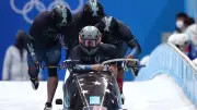 US bobsledder Kris Horn makes solo descent after teammates fail to board