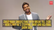Zakir Khan Announces Extended Hiatus from Live Comedy Citing Health Concerns