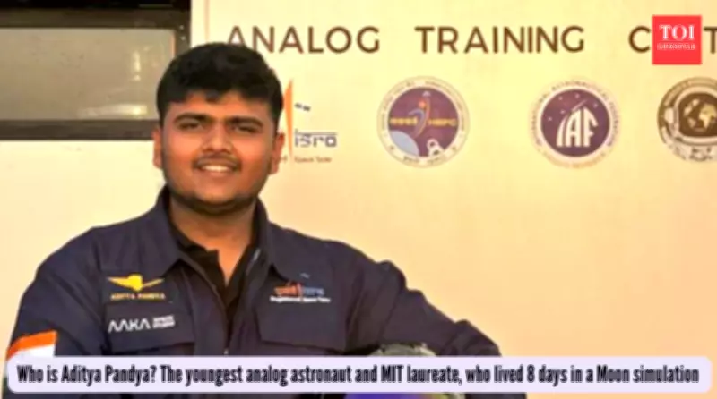 17-Year-Old Aditya Pandya Becomes India's Youngest Male Analog Astronaut