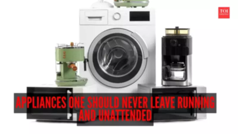 6 Household Appliances You Should Never Leave Running Unattended