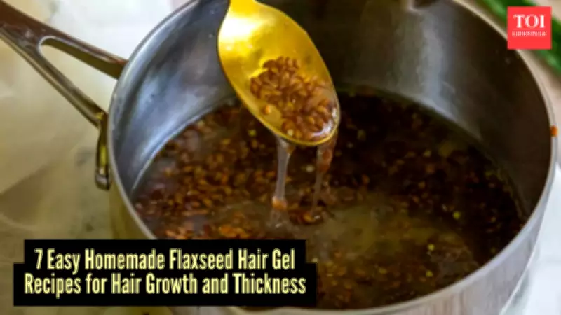7 Homemade Flaxseed Hair Gel Recipes for Amazing Hair Growth