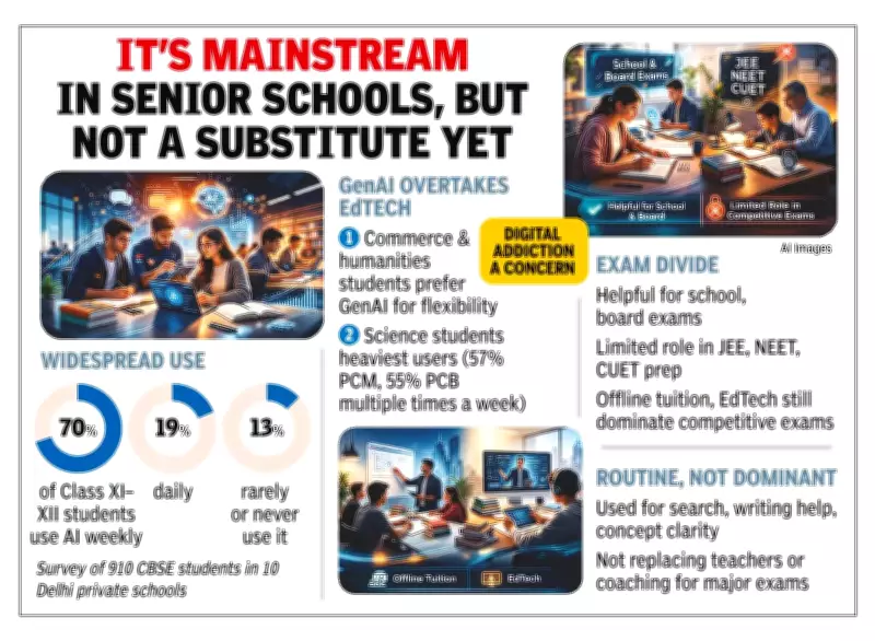 AI Becomes Routine Study Tool for Senior Students, Raises Mental Health Concerns