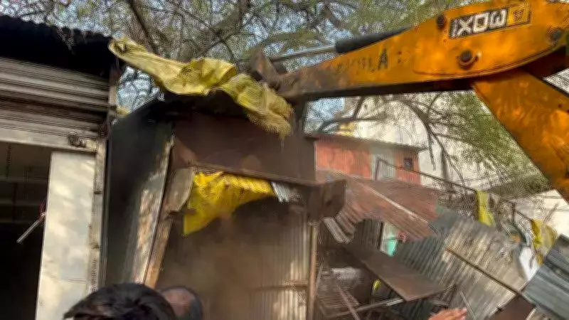Akola Cosmetics Shop Demolished After Rape Allegations, Four Arrested