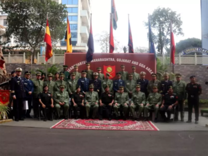 Algerian Military Delegation Visits Indian Army's Maharashtra, Goa, Gujarat Area HQ
