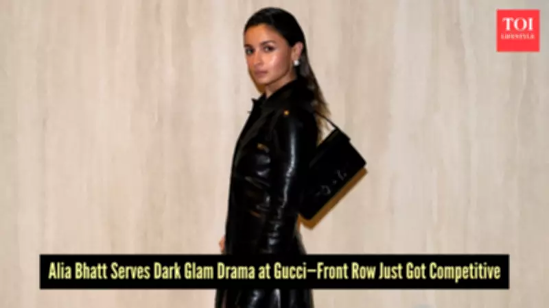 Alia Bhatt Stuns at Milan Fashion Week in Gothic Gucci Ensemble