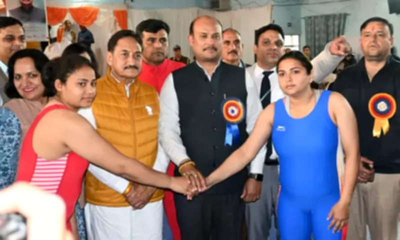 All India Civil Services Wrestling Championship Kicks Off in Mandi
