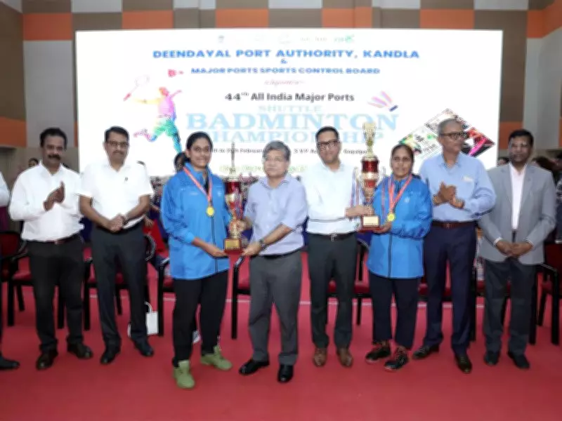 All India Major Ports Shuttle Badminton Tournament Concludes in Kandla