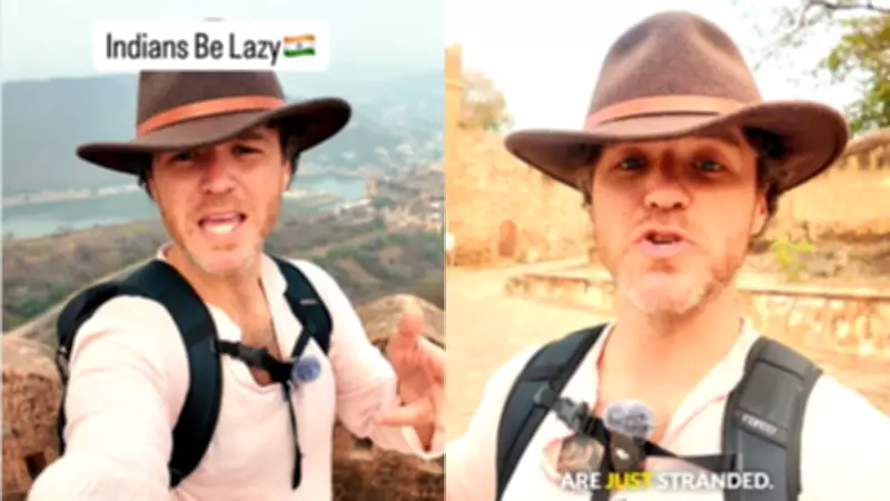 American Tourist's 'Lazy Indians' Remark at Jaipur's Amber Fort Sparks Heated Online Debate