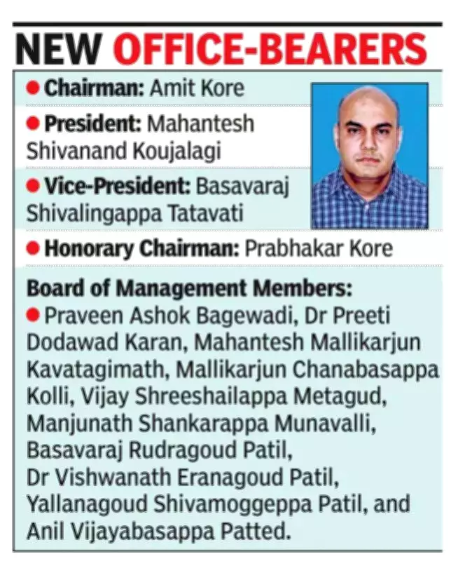 Amit Kore Elected Chairman of KLE Society, Succeeds Father After 42-Year Leadership